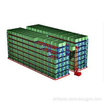 Selective Heavy Duty Pallet Racking With Powder Coating Pai